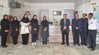 بازدید معاون فنی معاونت بهداشتی از مرکز خدمات جامع سلامت شهری روستایی خوسف